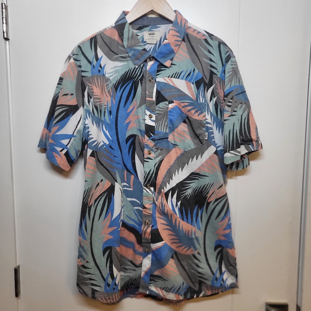 Vans Short Sleeve Button Up